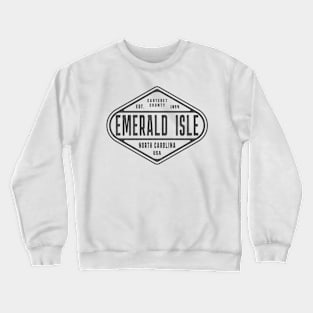 Emerald Isle, NC Summertime Weathered Sign Crewneck Sweatshirt